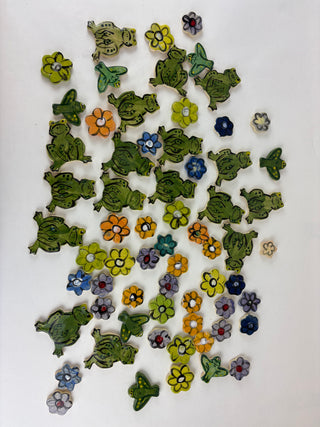 Tile Pack - Frogs and Flowers