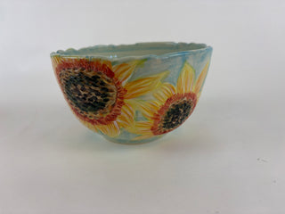 Carved bowl Medium - Sunflower 3