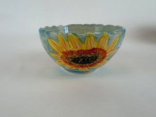Carved Bowl Small - Sunflower 3