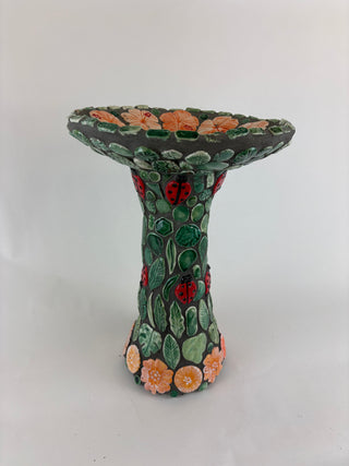 Bird Bath - Ladies and Leaves