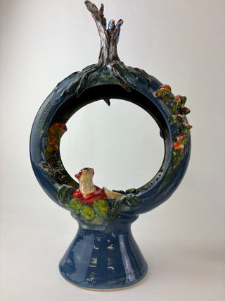 Animal Sculpture - Foxy Hideaway