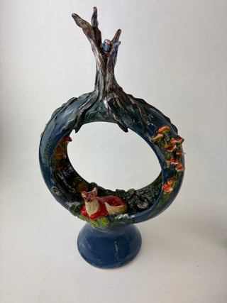 Animal Sculpture - Foxy Hideaway