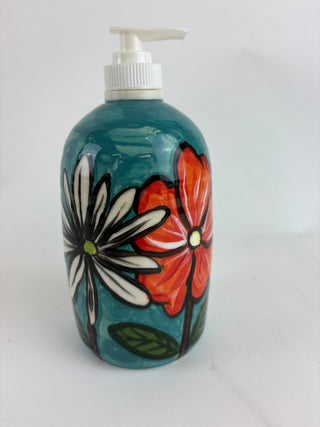 Soap Dispenser - Flowers stems