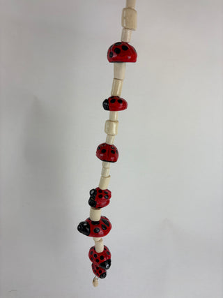 Hanging Beaded Lady Bugs