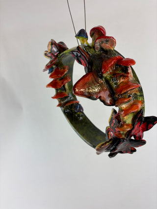 Sculpture - Hanging Ring Butterflies