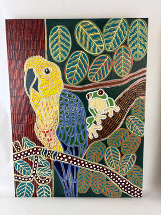 Regent Parrot - Peter Hughes painting