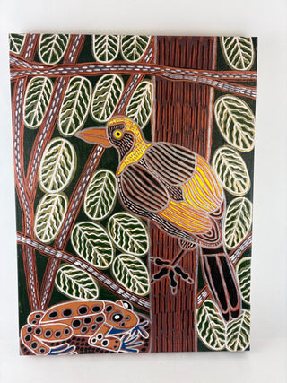 Regent Bowerbird - Peter Hughes painting