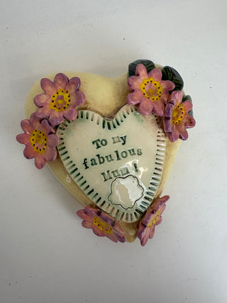 Medium Wall Heart - To My Fabulous Mum