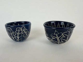 Relish Pot - Blue and White