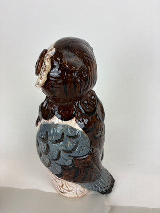 Animal Sculpture - Wide Eye Owl
