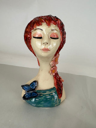 Mini Bust- Flower Girl