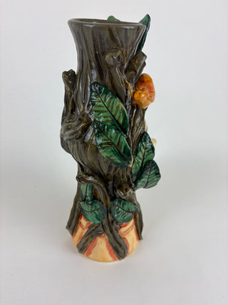 Head vase - Orange Bird