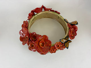 Sculpture - Hanging Ring Flowers