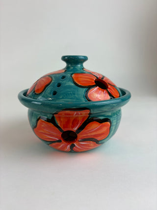 Mosquito Coil Holder - Orange Flower