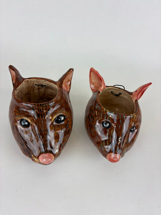 Hanging Planter - Possum Face