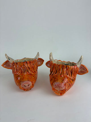 Hanging Planter - Highland Cow