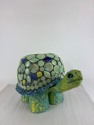 Animal Sculpture - Tortoise Turquoise