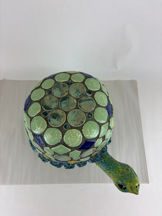 Animal Sculpture - Tortoise Turquoise