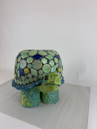 Animal Sculpture - Tortoise Turquoise