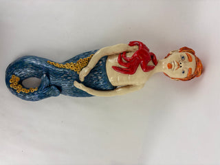 Sculpture-Wall Merman Krabby