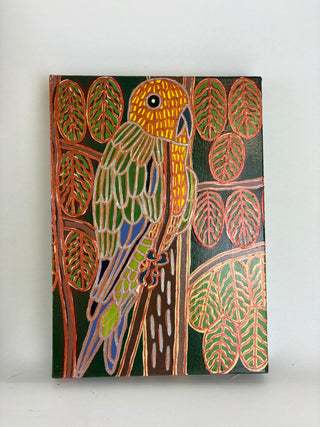 Turquoise Parrot - Peter Hughes painting
