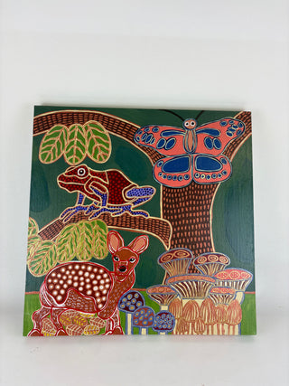 Redline Deer - Peter Hughes painting