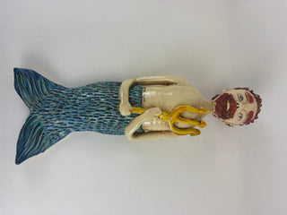 Sculpture-Wall Merman Trident