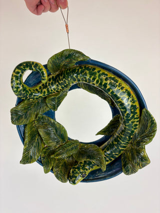 Sculpture - Hanging Ring Tree Snake