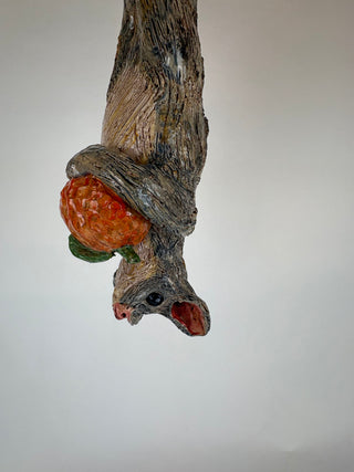 Animal Sculpture - Hanging Possum Orange