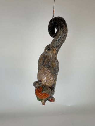 Animal Sculpture - Hanging Possum Orange