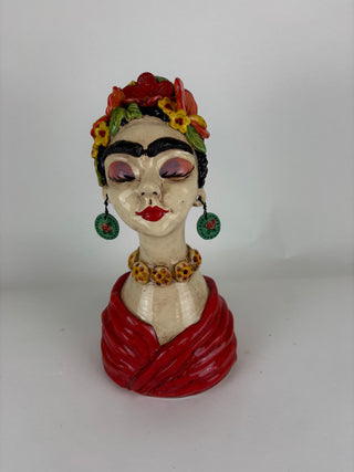 SECOND Bust - Frida Green Earrings