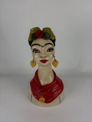 Bust - Frida Yellow Earrings