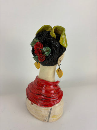 Bust - Frida Yellow Earrings