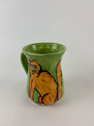 Mug - Green Cat