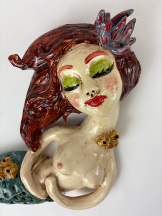 Wall Girl - Barnacle Mermaid