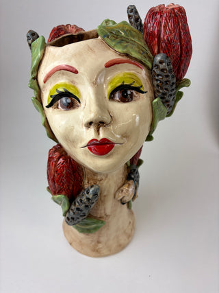 Head Planter Large - Bianca