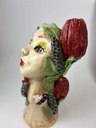 Head Planter Large - Bianca