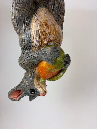 Animal Sculpture - Hanging Possum Mango
