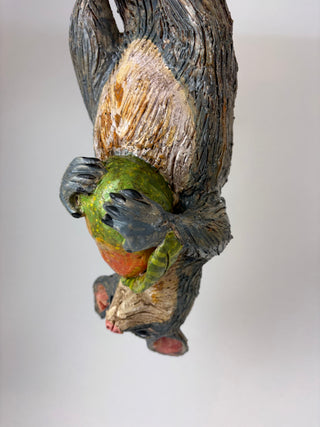 Animal Sculpture - Hanging Possum Mango