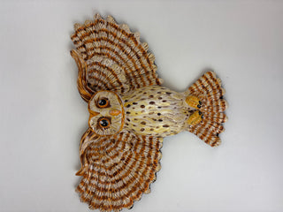 Animal Sculpture - Wall Barnowl in flight
