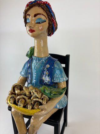 Garden Dweller - Chair Girl Mushrooms