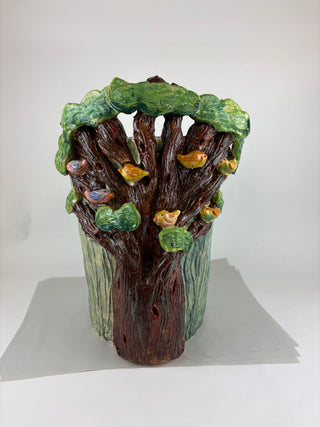 Planter - Tree With Birds