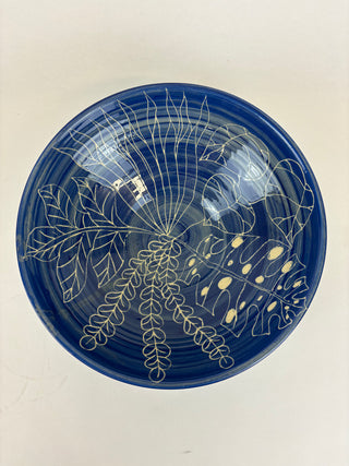 Salad Bowl - Blue & White 2