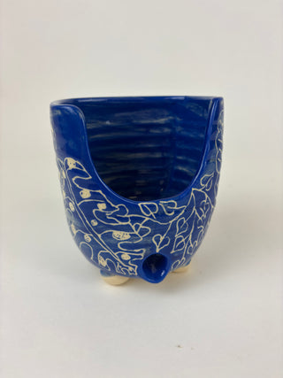Sink Caddy - Blue and White
