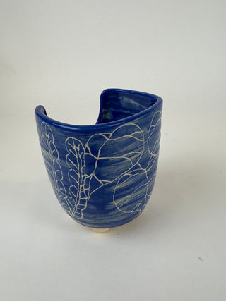 Sink Caddy - Blue and White