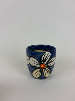 Espresso Cup  - White Daisy