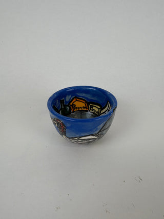 Relish Pot - Bin Chicken Blue