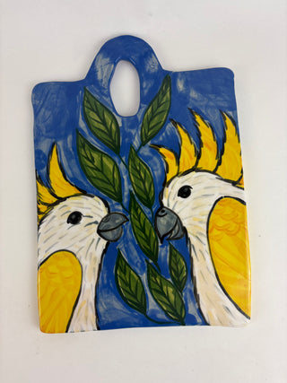 Bread Board/ Cheese Board - Cockatoo Rectangle