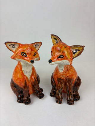 Animal Sculpture- Foxies