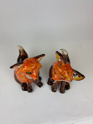 Animal Sculpture- Foxies